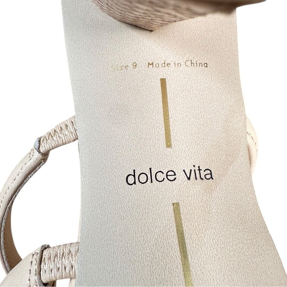 DOLCE VITA Patsi Cafe Leather Heels - Picture 7 of 8